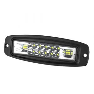 Antibrouillard Phare Travail LED Encastr&eacute; 7 Pouces Ambre Feux Recul Conduite pour VTT SUV Camion Bateau Tout Terrain Feu Antibrouillard 12 V 24 V(1piece White) (handanyuranshangmaopu, neuf)