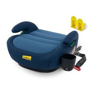 Jovikids Rehausseur Voiture Enfant, ISOFIX de 125 &agrave; 150 cm (Environ 6 &agrave; 12 ans 15-36 Kg), Si&egrave;ge Auto groupe 2 3, Avec Porte-gobelet, ECE R129, l&eacute;ger, Rehausseur Isofix（Bleu） (Jovikids Car Seats, neuf)