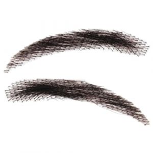 Faux sourcils pour femmes - 1 paire de faux sourcils en dentelle - Faux sourcils en dentelle r&eacute;utilisables, sourcils au crochet respirants pour femmes et hommes (sengyu, neuf)