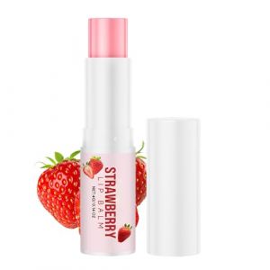 Baume &agrave; L&egrave;vres Hydratant - Nourrissant au Fraise,Beurre Hydratant Lumineux pour L&egrave;vres - Pour Femmes Hommes Filles - Id&eacute;al Hiver Voyage F&ecirc;tes Quotidien Travail Anniversaire (jueras, neuf)