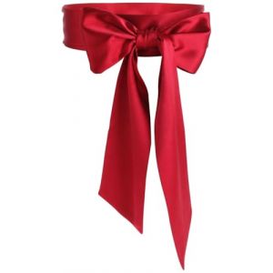 UYRVAPE Ceinture en Satin pour Femme, Ceinture de robe, 4cm x 180cm Ruban en Soie Imitation, ceinture de mariée en satin avec nœud en ruban, Accessoire Polyvalent de Mode, Accessoire de chapeau (XU YANG DE DIAN, neuf)