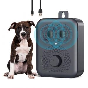 WOOF MOOD Boîtier Ultrason Anti-Aboiement Chien – Outil Éducatif sans Collier | Réduit Les Aboiements Excessifs par Association Sonore | Usage Intérieur et Extérieur (Bechrouri, neuf)