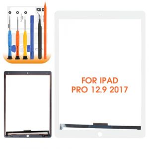 AGCUT Ecran Tactile pour iPad Pro 12.9 2017 Touch Screen pour iPad Pro 2nd G&eacute;n&eacute;ration A1671 A1670 A1821 12.9 Pouces Remplacement &Eacute;cran Digitizer avec R&eacute;paration Kit, Pas LCD (Blanc) (Greentrace, neuf)