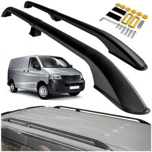 CHROMEMASTER | Compatibles avec VW T5 Transporter Short 2003-2015 | Les Barres de Toit | Con&ccedil;us pour Le Montage de Barres de Toit, de Coffres de Toit ou de Porte-v&eacute;los | Structure en Aluminium (CHROMEMASTER, neuf)