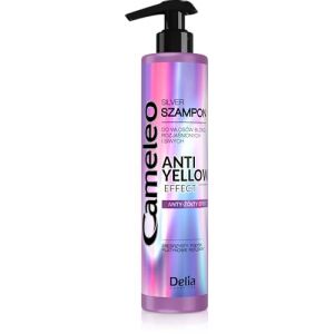 Cameleo Silver Shampoo with Anti-Yellow Effect for Blond, Bleached & Gray Hair - 250ml by Delia Cosmetics (Svee Cosmetics, neuf)