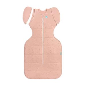 Love To Dream&trade; Swaddle UP&trade; Transition Bag, Large 8.5-11 kg, Pebbles Rose, Snug Fit, Zip-Off Wings, 2.5 Tog for Cool Temp (16-20&deg;C), Machine Washable Quilted Stretch Cotton, 2 Zips, Easy Nappy Change (Love To Dream, neuf)