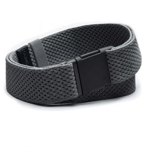 Arcade Ceinture Momentum Belts, sangle &eacute;lastique Repreve, boucle de voyage non m&eacute;tallique, charbon, Standard (Up to 40"); 1.5" Wide (Arcade Belts Europe, neuf)