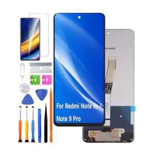 HLYGZX &Eacute;cran pour Xiaomi Redmi Note 9s / Note 9 Pro M2003J6A1G M2003J6B2G LCD &Eacute;cran de Rechange Assembl&eacute;e r&eacute;paration Kit (Grigooi, neuf)
