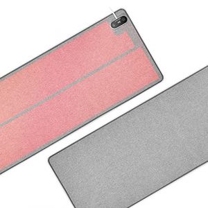 Heating Desk Pad - Sous-mains Bureau Chauffant - Tapis De Souris XXL - Tapis Souris Gaming - 3 Zones Chauffantes - 3 Intensités De Chaleur - Antidérapant - 80x33 Cm (LANAFORM, neuf)
