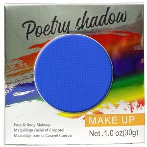 Peinture pour le visage et le corps-30g-Boîte individuelle professionnelle à base d'eau - Peinture pour le visage et le corps - Pour adultes et enfants -Carnaval-Azul (BENstore, neuf)