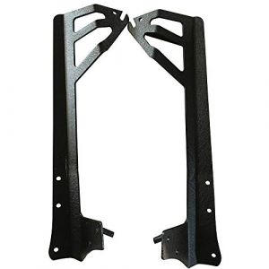 AUXTINGS 50 pouces Support de fixation sup&eacute;rieur de pare-brise pour barre de guidage LED, supports de coin inf&eacute;rieur 2007-2017Wrangler JK 4RM,Wrangler Unlimited JK 4RM 2RM (AUXTINGS-EU, neuf)