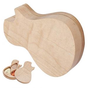 Accessoires Guitare,wooden box picks guitar,Guitar Picks 96Mm,Bo&icirc;te &Agrave; M&eacute;diators En Bois M&eacute;diator Pour Guitare M&eacute;diators Porte-M&eacute;diators Bo&icirc;te &Agrave; M&eacute;diators En &Eacute;rable Bois Massif 3 M&eacute;diators Cadeaux De G (Youluu-cd, neuf)