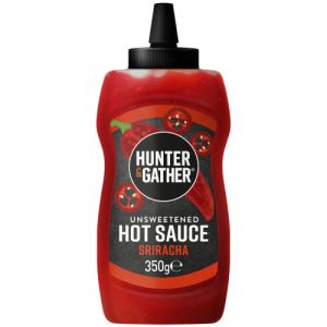Hunter & Gather Sauce Sriracha piquante non sucrée 350g | Keto, Paleo, Low Carb & Vegan Friendly | Sans sucre ajouté ni édulcorants (Hunter & Gather Foods, neuf)