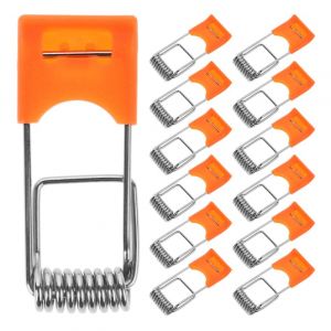 Housoutil Clips &Agrave; Ressort Pour Downlight Encastr&eacute; 50Pcs Pinces M&eacute;talliques 42X17Mm Pour Fixation S&eacute;curis&eacute;e De Spots Led Installation Facile Pour Luminaires Int&eacute;rieurs (Entertainment First, neuf)