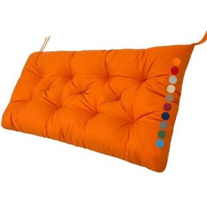 Coussin de Banc Exterieur/Interieur，avec Attaches Antidérapant Coussin de Siège 90x50/100x50/110x50/120x50cm Jardin Coussins Assise pour Baie Vitrée/Terrasse/Balcon/Cuisines(Color 9,100x50x5cm thick) (amzgyc, neuf)