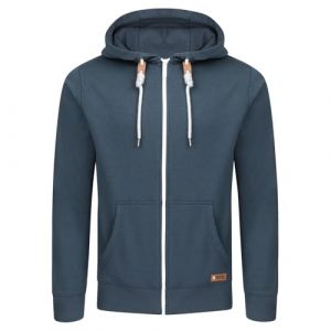 riverso RIVThilo Sweat-Shirt à Capuche pour Homme Sweat à Capuche zippé Basic Uniforme Coton Gris Marron Vert Rouge Bleu Noir S M L XL 2XL 3XL 4XL 5XL - Bleu - XXXX-Large (Jeans-direct, neuf)