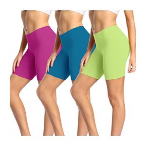 wirarpa Panty Coton Cycliste Short Femme Long Culottes Boxer Shorty Legging Boxer Caleçon Grande Lot de 3, Multicolor, Taille 3XL (FR-DeKai, neuf)