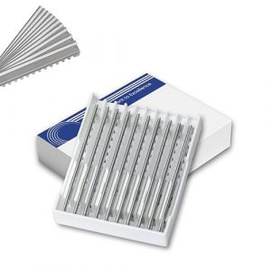 XE Lot de 10 Lames de Rasoir en Acier inoxydable pour Coiffeur &ndash; Bords Texturisants Id&eacute;aux pour les Rasoirs &agrave; Effiler (Xpert Corp, neuf)
