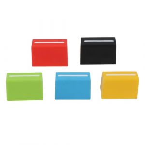 eMagTech 5X Boutons de Fader pour Contrôleur DJ Console de Mixage Capuchon de Fader de Remplacement 22 X 11,5 X 14 Mm Compatible avec Pioneer DJM DDJ XDJ Denon (5 Couleurs) (eMagTech, neuf)
