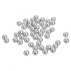 QUARKZMAN 100 Pi&egrave;ces Bille Acier, Diam&egrave;tre 6.35mm G200 Billes de Pr&eacute;cision en Acier Inoxydable 316, Kit D'Assortiment de Roulement pour Roues de Bicyclette Patin Tiroir (QUARKZMAN, neuf)