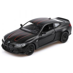 TOKAXI Voiture BMW M4 moulée sous pression à l'échelle 1/36, voitures jouets BMW, cadeaux pour garçons et filles (noir) (TOKAXI, neuf)