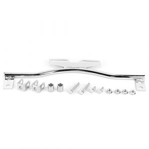 Joyzan Support D'&Eacute;clairage De Moto, Barre Montage Projecteur LED Conduite Brouillard Passant Clignotant Phare Antibrouillard Universel Pare Chocs Avant Lumi&egrave;re Auxiliaire Angle R&eacute;glable Porte Plaque (Enraek, neuf)