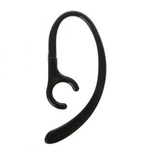 gszfsm001 1 paire anti-perte souple Bluetooth &eacute;couteurs crochet d'oreille clip support casque casque sport crochet d'oreille support support earloop ailes (03#, noir) (buleerouy, neuf)