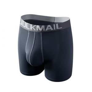 JOCKMAIL Boxer pour homme Modal Boxer doux sous-vêtement pour homme Micro Poches séparées Double poche avec braguette Coffret de soins de santé Boxer Caleçon, L (Brand-Jockmail, neuf)