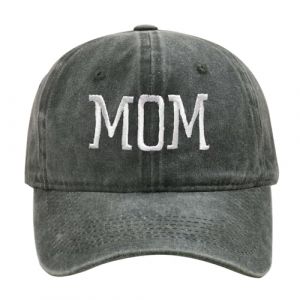 Generisch Casquette de baseball imprim&eacute;e brod&eacute;e MOM pour faire une vieille casquette, Vert arm&eacute;e., taille unique (JyeYCS, neuf)