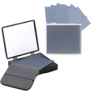 KEQAR Papier matifiant visage, 400 pi&egrave;ces, de contr&ocirc;le de l'huile, brillance et du s&eacute;bum, tous types de peau, un fini mat, Papier buvard, Pour les soins de la peau grasse, Face Oil Blotting (APENGPENG, neuf)