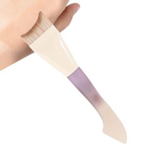 Holdes Pinceau de maquillage pour fond de teint | Tête inclinée | Pinceau pour fond de teint liquide et anti-cernes – Pour estomper les crèmes, femmes et filles, maison, voyage, fête, bureau, mariage (azurely, neuf)