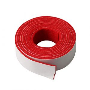 BQLZR 130 x 1,9 cm rouge et blanc de rechange pour rail à ressort de piano en feutre pour entretien des pièces d'instruments de musique (BQLZR (l' article sera livré  dans les  9-18 jours ouvrables environ), neuf)