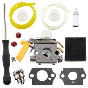 MCHNIC Kit de carburateur pour Ryobi RBC30SESA RBC30SBSA RLT30CESA RLT30SESA RPR3025JA Remplacer ZAMA C1U-H60D Ryobi et Homelite 26cc et 30cc Tondeuse et débroussailleuse (Rumel, neuf)