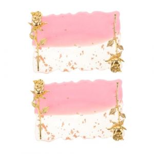 VICASKY 2pi&egrave;ces Palette de M&eacute;lange pour Nail Art Lot Plateau Ajustable pour M&eacute;lange de Vernis Gel et Outils de Maquillage Stable et Pratique (Belicious Helper, neuf)