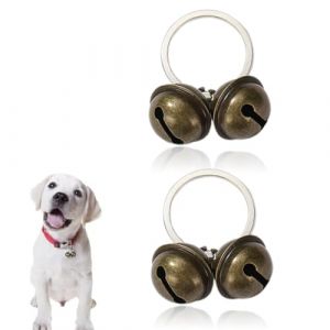 WUSJCOF 2 ensembles de clochettes de repérage pour chats et chiens, clochettes pour colliers, pendentifs pour colliers et grelots de dressage (NAROU DUTEN, neuf)