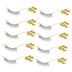 Cabilock 6 paires Outil Exposition de Cils Magn&eacute;tique Dor&eacute; Support Extension pour Salon Professionnel Tableau de Pr&eacute;sentation pour Pose de Faux Cils (Nadine Quick, neuf)