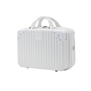 Balakaka Vanity Case de Voyage Femme Trousse de Toilette Rigide Portable Imperm&eacute;able Trousse de Maquillage avec Nervures, Vanity Abs Trousse &agrave; Cosm&eacute;tiques Rigide pour Vacances Voyager (BESTLINK TECHNOLOGY S.R.L., neuf)
