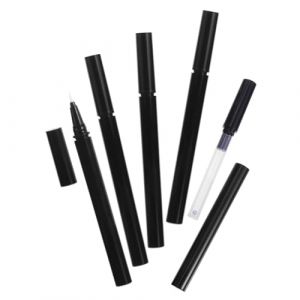 FRCOLOR 3pi&egrave;ces Tube Eyeliner Vide Stylo Eyeliner Rechargeable Liquide Applicateur Avec Embout Pinceau Assorti (Laners, neuf)