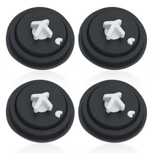 4PCS Joint Chasse d'eau WC,Rondelles de Joint Chasse d'Eau WC Joints de Diaphragme &agrave; Entr&eacute;e Lat&eacute;rale pour L'Entretien des Chasses D'eau des Toilettes (YanRongGuan, neuf)