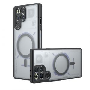 BoerHang Coque Protection Magn&eacute;tique Compatible avec ZTE Nubia RedMagic 11 Pro,[Anti-Traces de Doigts et Anti-Rayures] Etui de Protection Translucide Givr&eacute;.Noire (BoerHang, neuf)