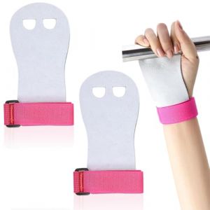 MIRKUZI Maniques 1 paire de coussinets antidérapants, gants de barre fixe pour enfants, protège-poignets de sport, gants d'entraînement de gymnastique et bandages de fitness (rose) (HU  YIFENG UK SHOP, neuf)