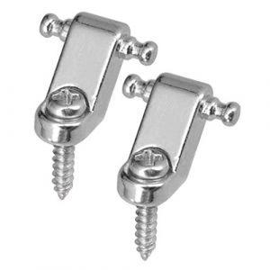 Sharplace 2pcs Retenue Rouleau Arbres Guide Corde avec Vis pour Guitare Electrique - Argent (Milageto-EU, neuf)