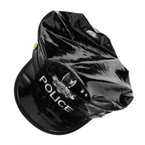 VALICLUD Casquette De Police Pour Adulte Chapeau De Police Cosplay Spectacle Sur Scène Chapeau D'Officier Costume Accessoires D'Officier De Police Performance Unique (Cedongh, neuf)