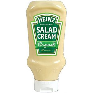 Heinz Salad Cream 605G ‘Original Tangy Taste’ qui en fait l’une des sauces les plus appréciées de Grande-Bretagne (G_K CREATION, neuf)