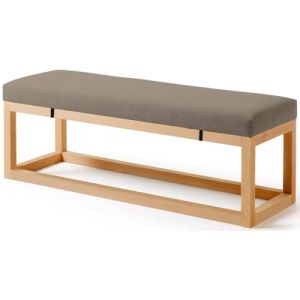 Hoowarm Coussin d'assise pour Banc de Jardin 5cm d'épaisseur Coussin de Banc 80x40/110x40/120x40/140x40/120x50cm Coussin Banquette Antidérapant Amovible pour Exterieur Interieur Meuble(G,150x50x5cm) (AlienGi, neuf)