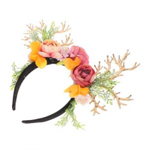 FRCOLOR Articles De Fête Bandeau Filles Cerceau De Cheveux De Branche D'arbre Halloween Déguisement De Renne Casque De Noël Faire La Fête Costume De Cornes Chapeaux Faux Bois (Laners, neuf)