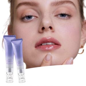 Sérum Hydratant Repulpant Et Anti-Rides Pour Les Lèvres, Sérum Repulpant Au Collagène Pour Les Lèvres, Réparateur De Rides, Repulpant, Soin Hydratant Pour Les Lèvres (Teinte orangée+Teinte rosée) (DEJIN EU SHOP, neuf)