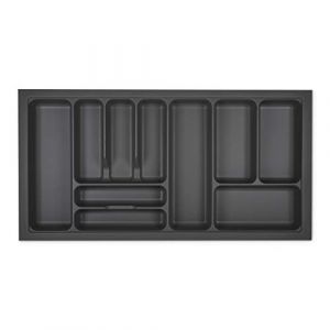 ORGA-BOX I Range-couverts 919 x 473 gris orion avec structure perl&eacute;e et rev&ecirc;tement antid&eacute;rapant pour Tandembox Antaro/Intivo et ModernBox dans l'armoire de 100 cm (S&O Handelsgesellschaft mbH, neuf)