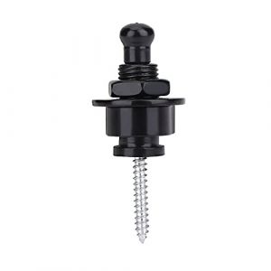 2 Pi&egrave;ces Guitare Sangle Serrure Bouton en M&eacute;tal Sangle Serrure Straplocks Sangle Pi&egrave;ces Pi&egrave;ce de Rechange pour Guitare &eacute;lectrique Options Multicolores(le noir) (Ciapsd, neuf)