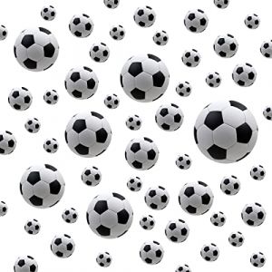 WandSticker4U®- [56 pièces] Stickers muraux enfant FOOT 3D I Autocollant mural enfant football WM EM Sport porte Poster I Déco murale chambre garçon fille bébé enfants fenêtre ado crèche (WandSticker4U®, neuf)